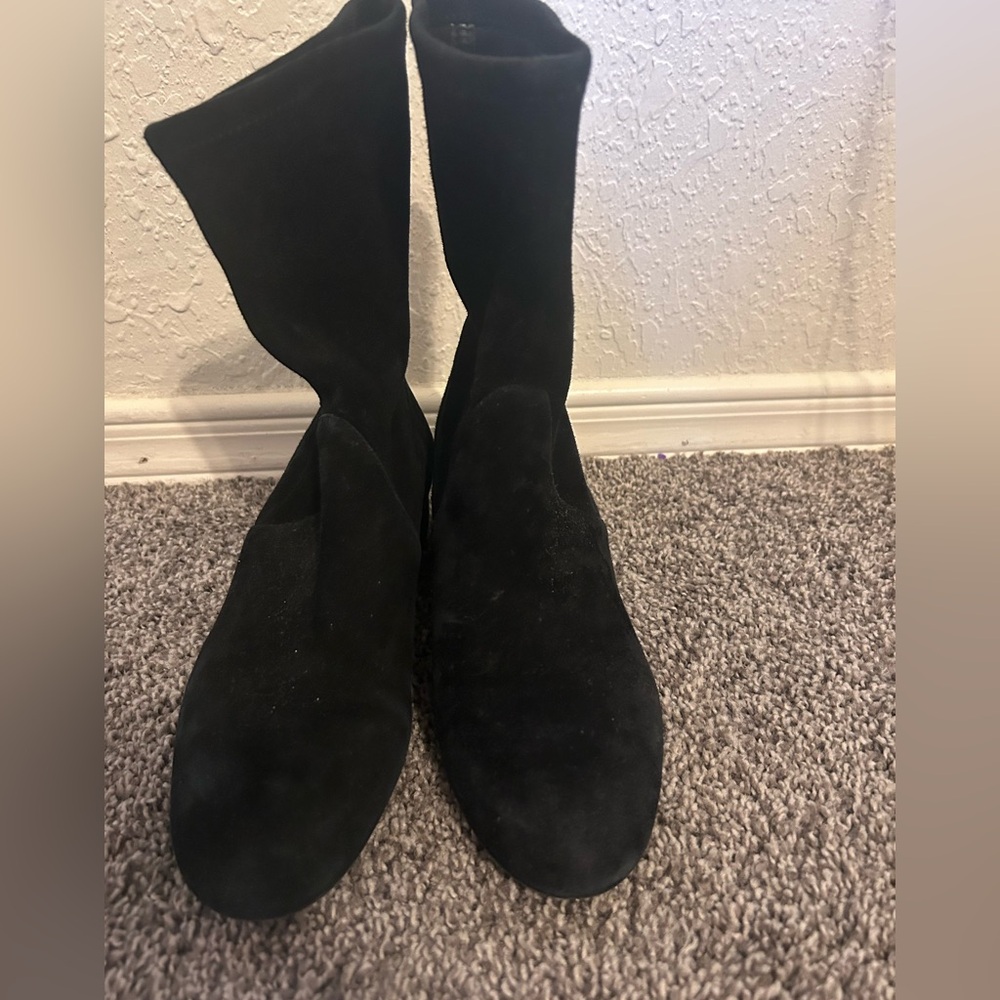 Stuart Weitzman Black Over the Knee Boots